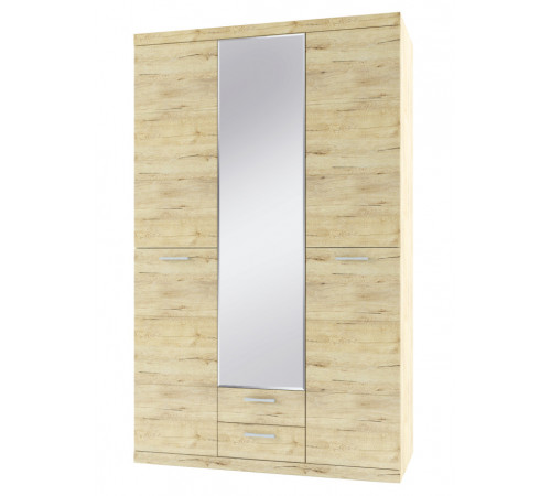 Трехстворчатый шкаф для одежды с зеркалом Оскар 3D2S Трехстворчатый шкаф для одежды с зеркалом Оскар 3D2S