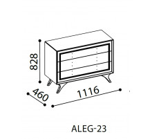 Комод в спальню Алегро ALEG-23 Комод в спальню Алегро ALEG-23