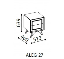 Прикроватная тумба Алегро ALEG-27 Прикроватная тумба Алегро ALEG-27