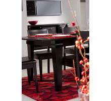 Раскладной обеденный стол для гостиной Мира MIRA-04 венге Раскладной обеденный стол для гостиной Мира MIRA-04 венге