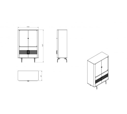 Двустворчатый шкаф витрина для посуды Larissa (Ларисса) lars-13 Двустворчатый шкаф витрина для посуды Larissa (Ларисса) lars-13