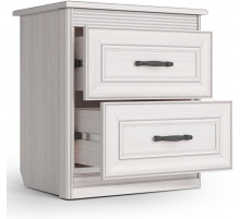 Тумба прикроватная Неаполь Ясень анкор светлый (патина "серебро") Тумба прикроватная Неаполь Ясень анкор светлый (патина "серебро")