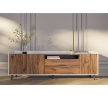 Гостиная Модена Белая/Дуб Элисон Гостиная Модена Белая/Дуб Элисон