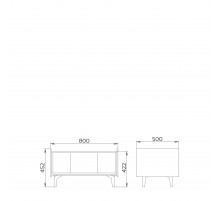 Журнальный столик Модена МН-048-26 Журнальный столик Модена МН-048-26