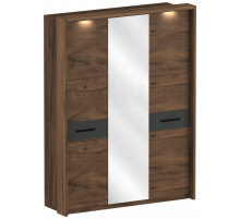 Трехстворчатый шкаф для одежды с зеркалом Глазго Трехстворчатый шкаф для одежды с зеркалом Глазго