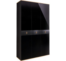 Трехстворчатый шкаф для одежды  Rimini Solo РМШ2/3 (s) (черный) Трехстворчатый шкаф для одежды  Rimini Solo РМШ2/3 (s) (черный)